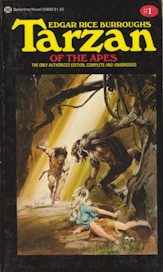 Tarzan of the Apes Ballantine cover